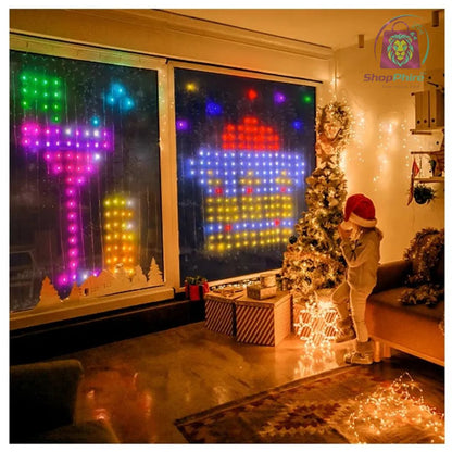 CORTINA INTELIGENTE LED 3D