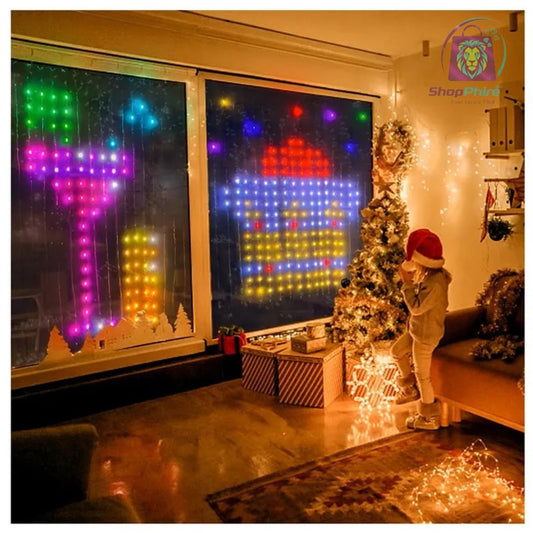 CORTINA INTELIGENTE LED 3D