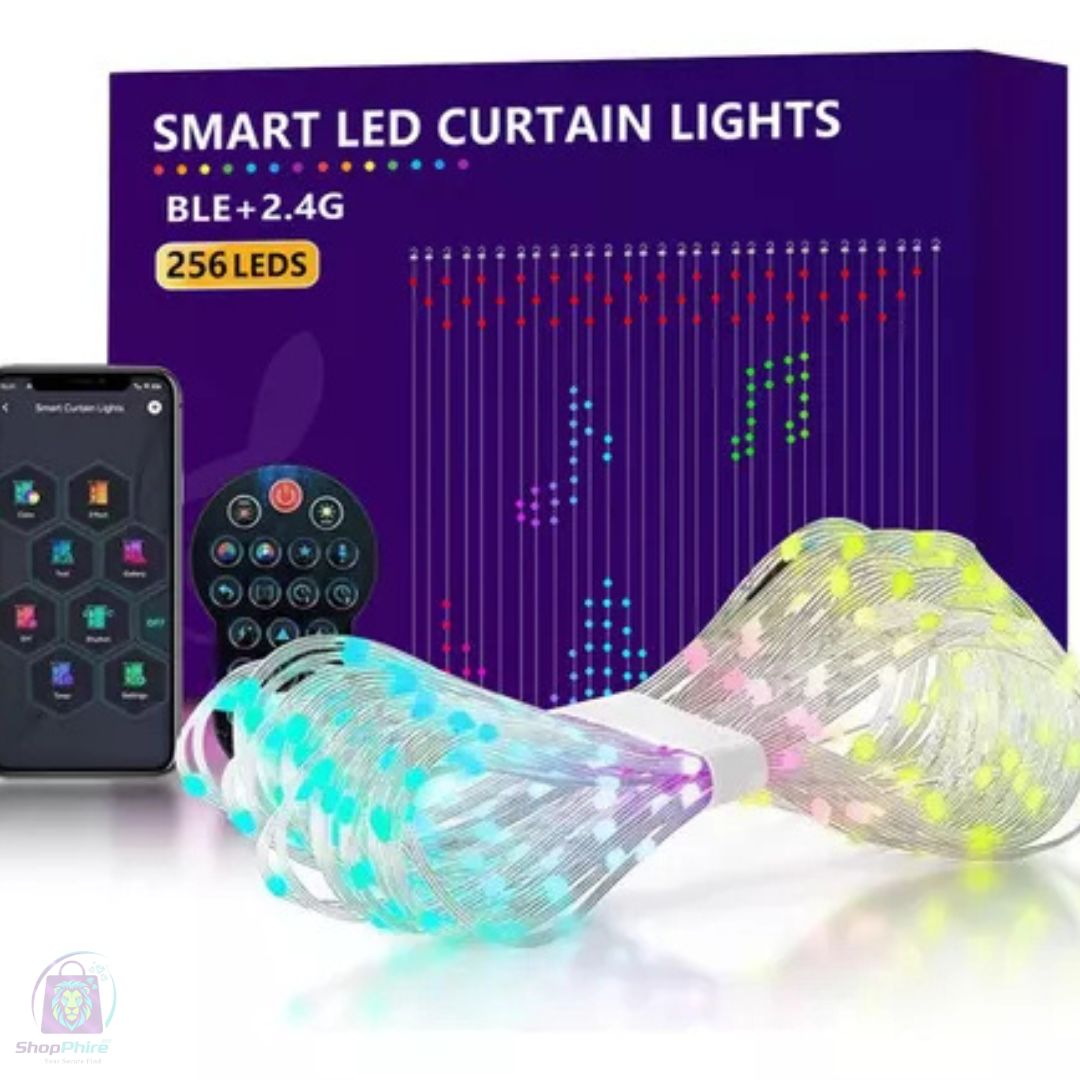 CORTINA INTELIGENTE LED 3D